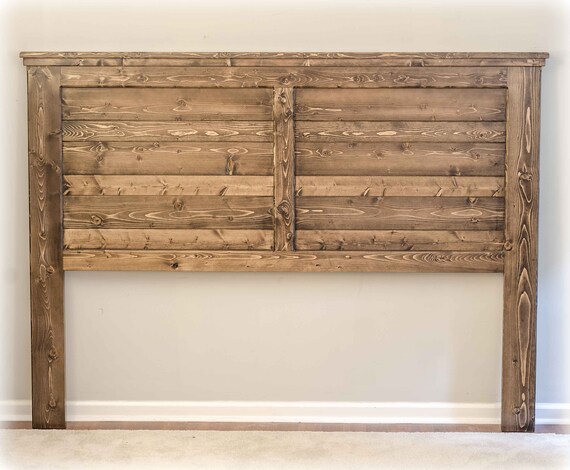 Handcrafted Solid Wood Farmhouse Headboards Made To Order Etsy