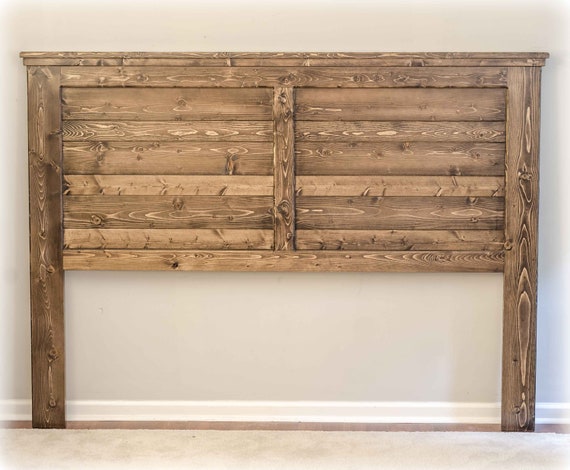 Handcrafted Solid Wood Farmhouse Headboards Made To Order Etsy