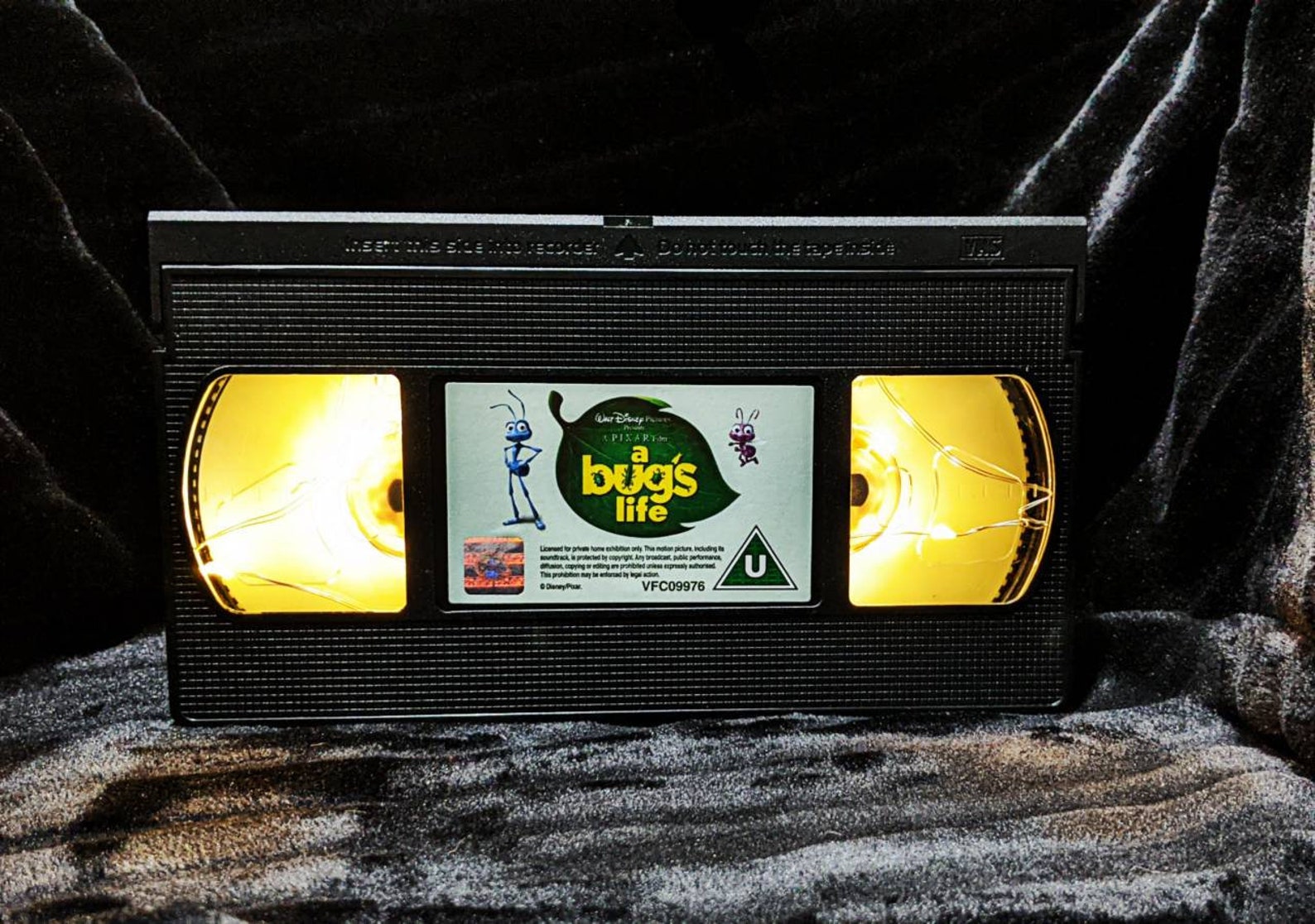 VHS Nightlights Upcycled VHS lights for Kids or Nostalgic Etsy