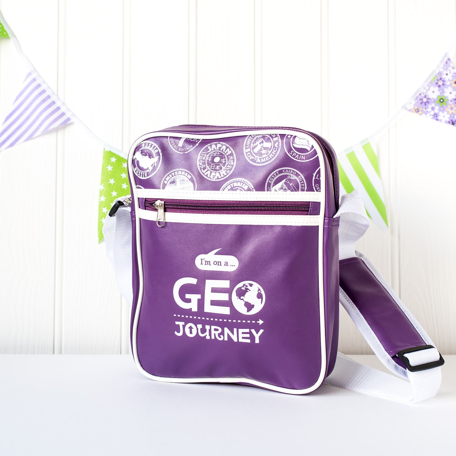Kids Messenger Bag Purple Messenger Bag Purple Cross Body Etsy UK