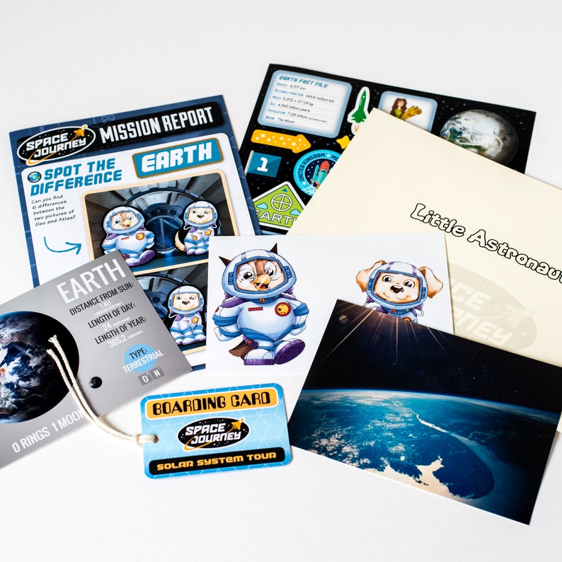 Space Activity Kit, Space Journal, Space Toy, Outer Space Toy, Space