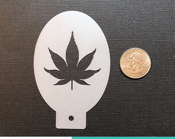 Pot Leaf Stencil | Etsy