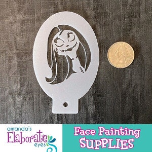 SALLY - Face Painting Stencil (Mini)