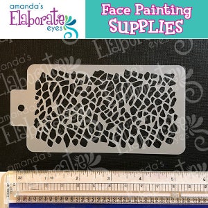 CROCODILE - Face Painting Stencil (Medium)