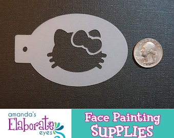 HELLO MEOW  - Face Painting Stencil (Mini)