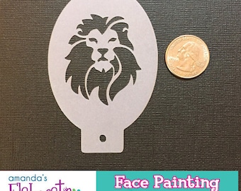 LION - Face Painting Stencil (Mini)