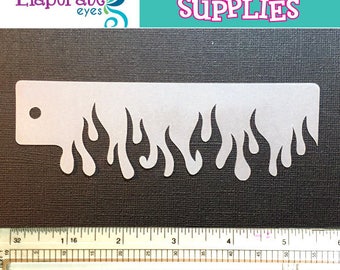 GRAFFITI FIRE - Face Painting Stencil (Medium)