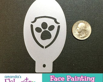 PUP PATROL - Face Painting Stencil (Mini)