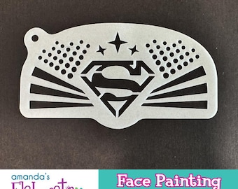 SUPER LOGO - Face Painting Stencils