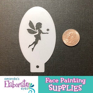 FAIRY FLYING - Face Painting Stencil (Mini)