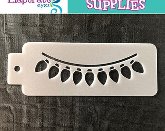 SRING OF LIGHTS - Face Painting Stencil (Medium)