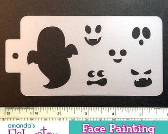 EMOJI GHOST - Stencil (Medium)