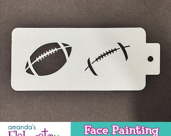 FOOTBALL (AMERICAN) - Face Painting Stencils