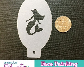 LITTLE MERMAID - Face Painting Stencil (Mini)