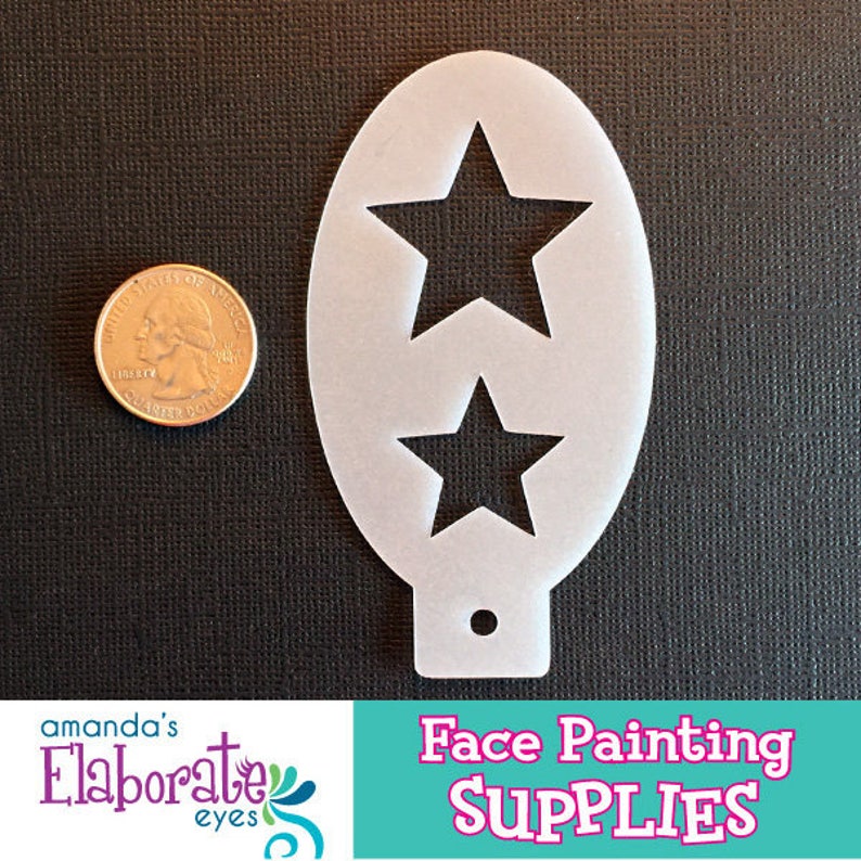 STAR Face Painting Stencil mini Etsy Singapore