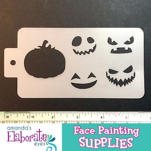 EMOJI PUMPKIN - Stencil (Medium)