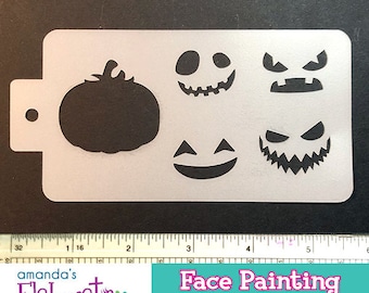EMOJI PUMPKIN - Stencil (Medium)