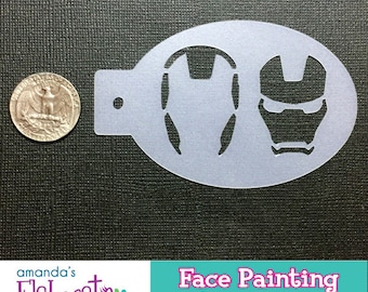 METAL MAN - Face Painting Stencil (Mini)