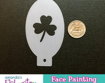 SHAMROCK - Face Painting Stencil (Mini)