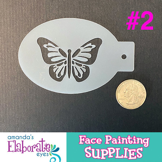 BUTTERFLY - Face Painting Stencil (Mini)