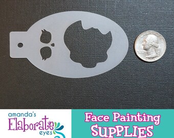 GIRL SKULL - Face Painting Stencil (Mini)