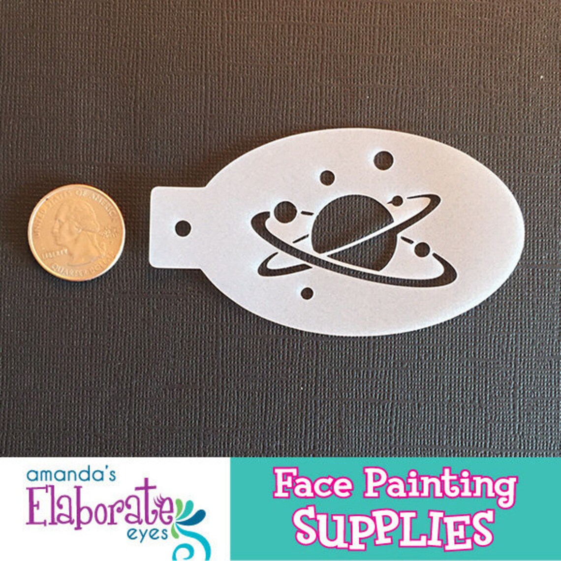 PLANET - Face Painting Stencil (mini) - Etsy
