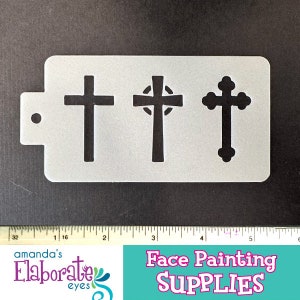 CROSS SET - Face Painting Stencil (Medium)