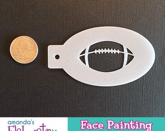 FOOTBALL (AMERICAN) - Face Painting Stencil (Mini)