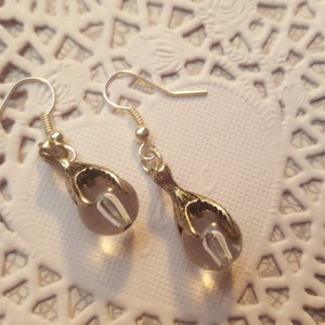 Dragon Claw Glass bead Dungeons and Dragons Fantasy Charm Earrings