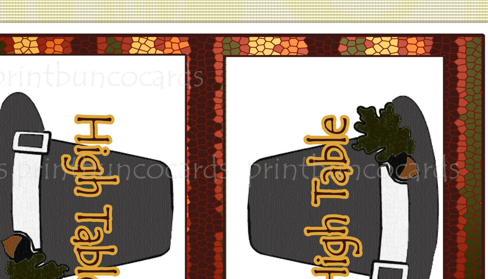 Printable Thanksgiving Fall Bunco Cards Bunko Printables Download ...