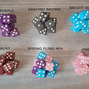 Set of 9-16mm Bunco Dice-choose your colors! Bunko Party Dice FREE SHIPPING