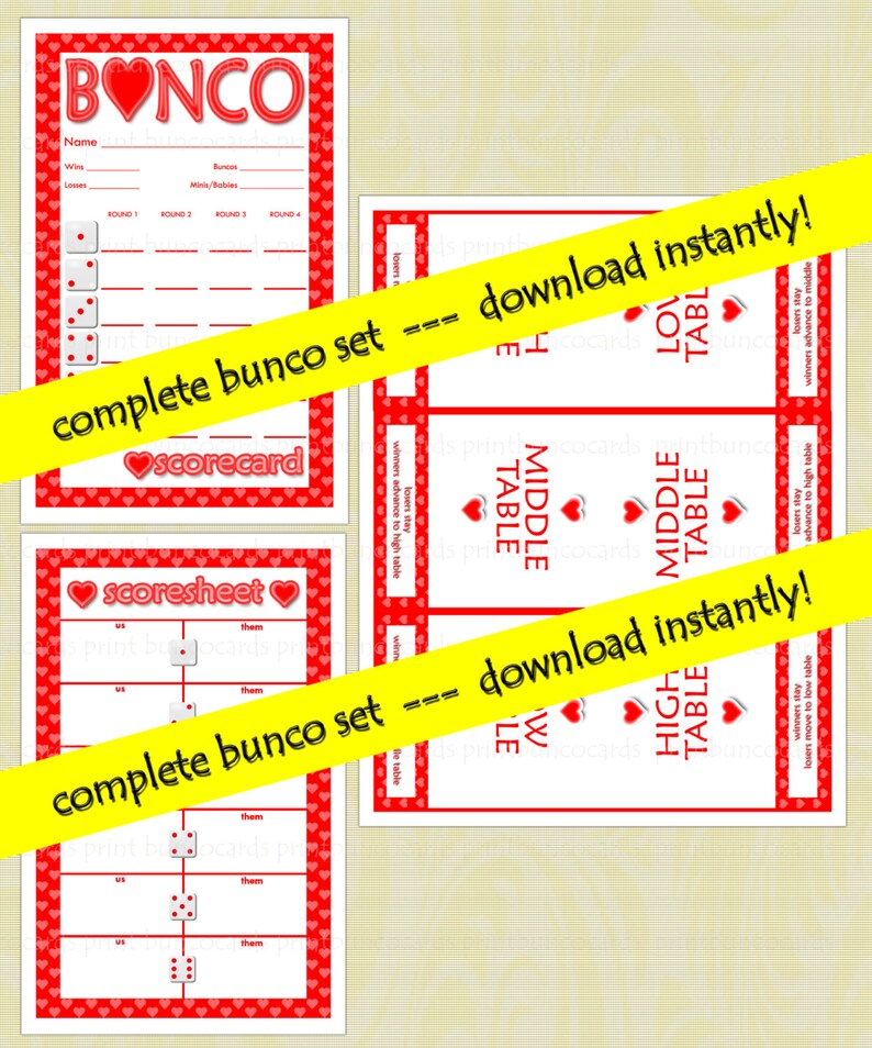 hearts-valentines-bunco-cards-printable-bunco-set-complete-etsy