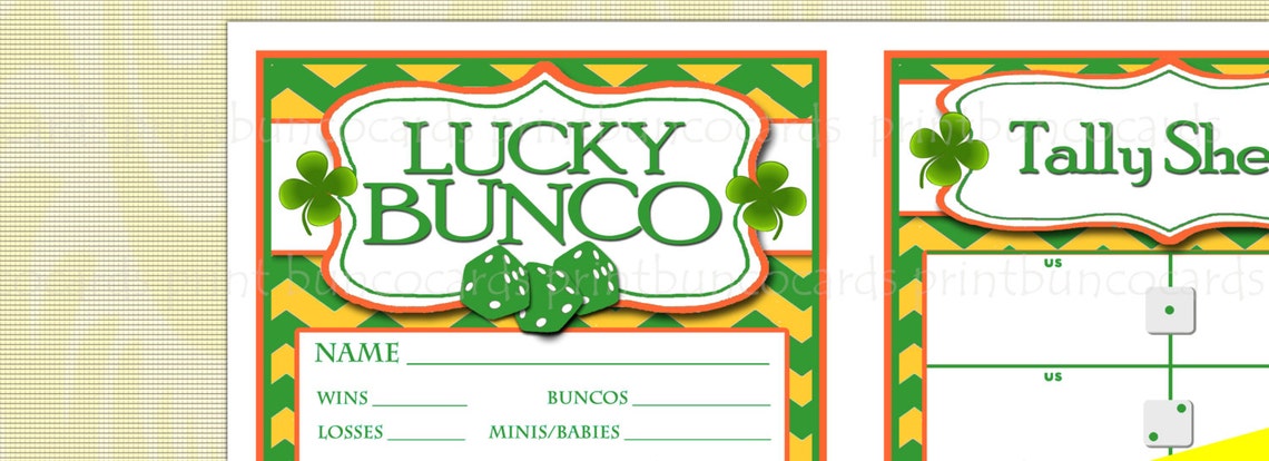 st patricks day bunco event description