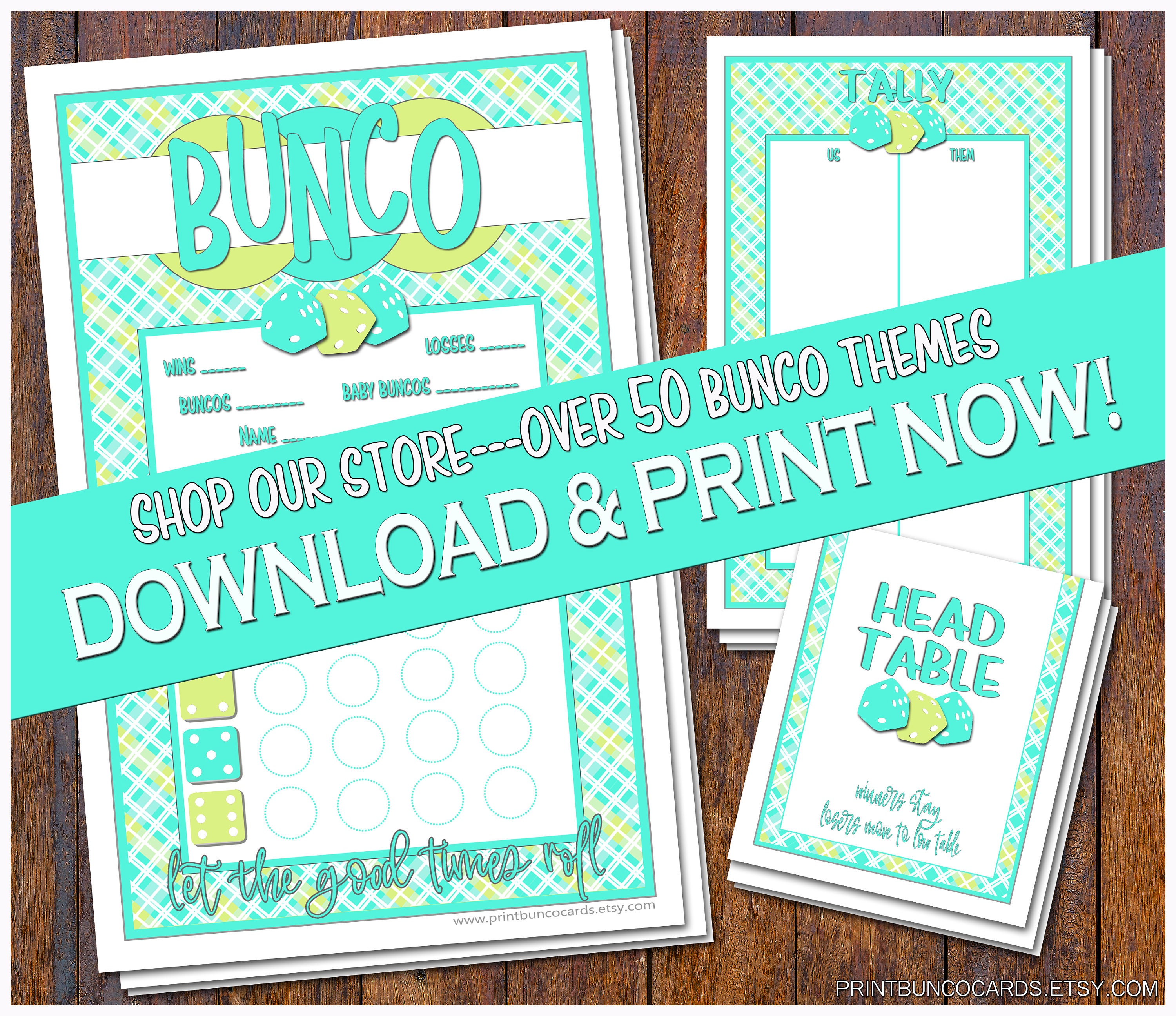 printable-bunco-cards-spring-bunko-scorecards-score-sheets-etsy