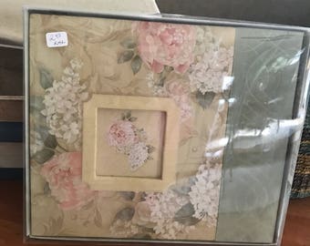 new in box floral photo album