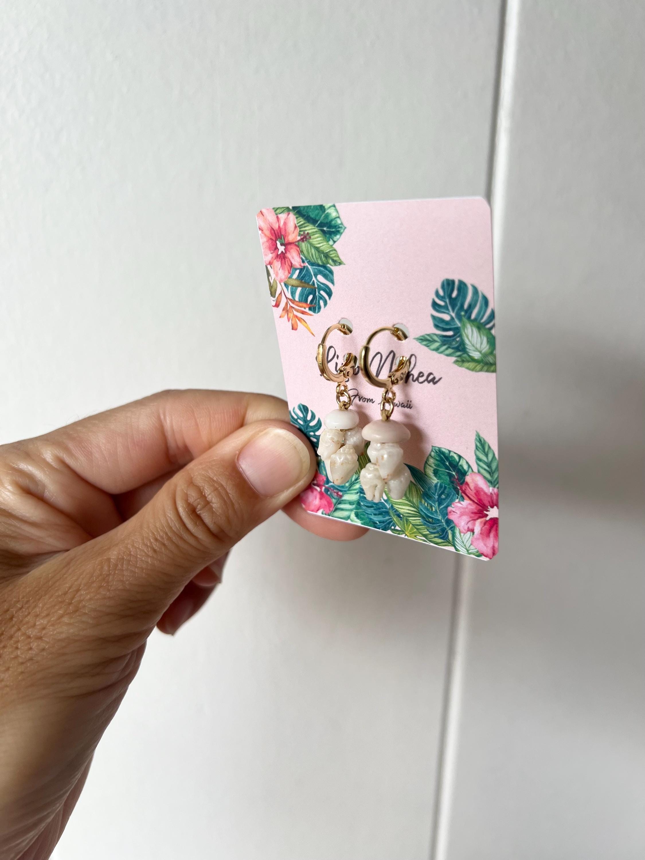 ニイハウ貝、モミ、ハワイアンシェル、ニイハウ貝ジュエリー、ハワイ