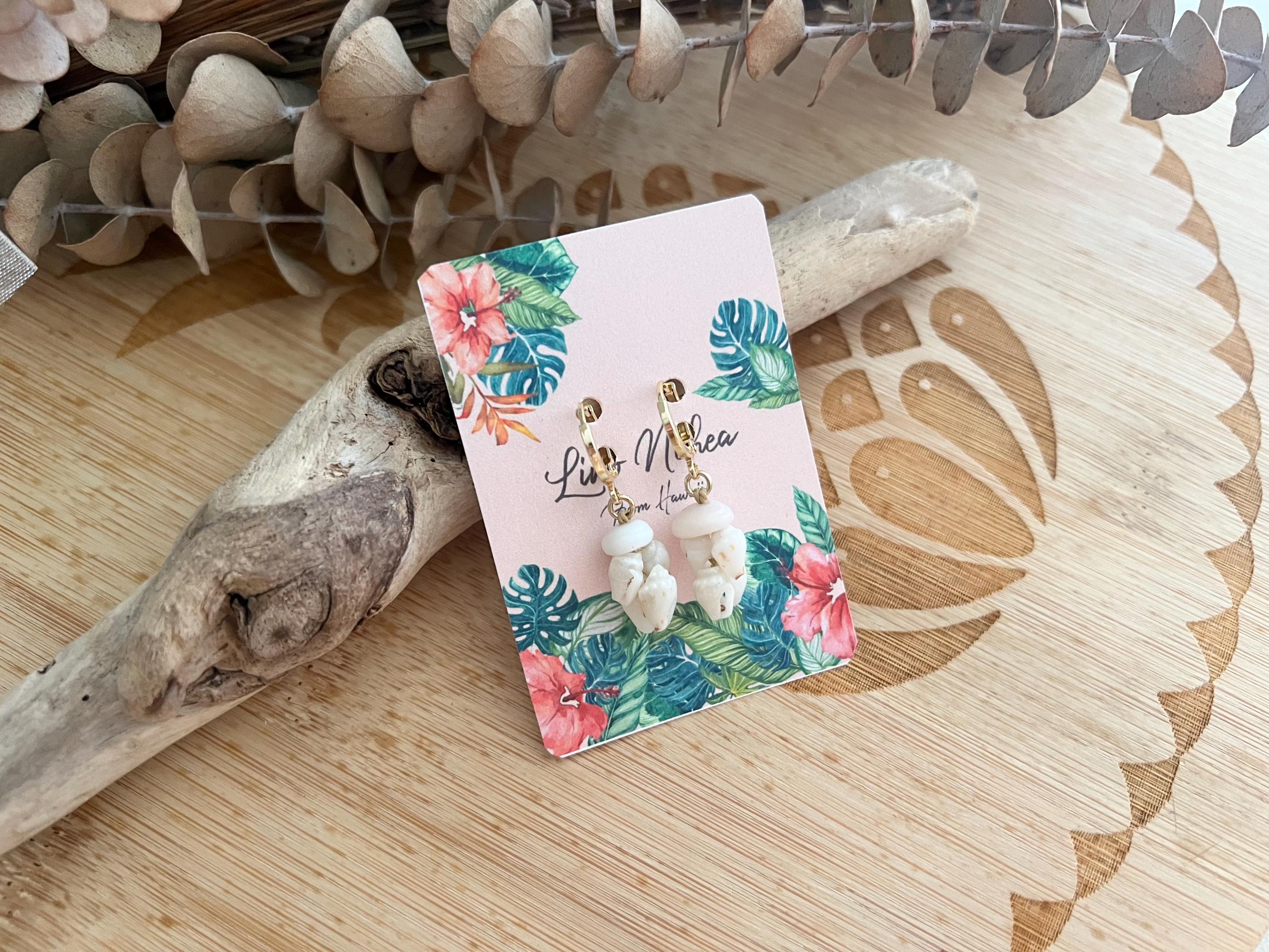 ニイハウ貝、モミ、ハワイアンシェル、ニイハウ貝ジュエリー、ハワイ