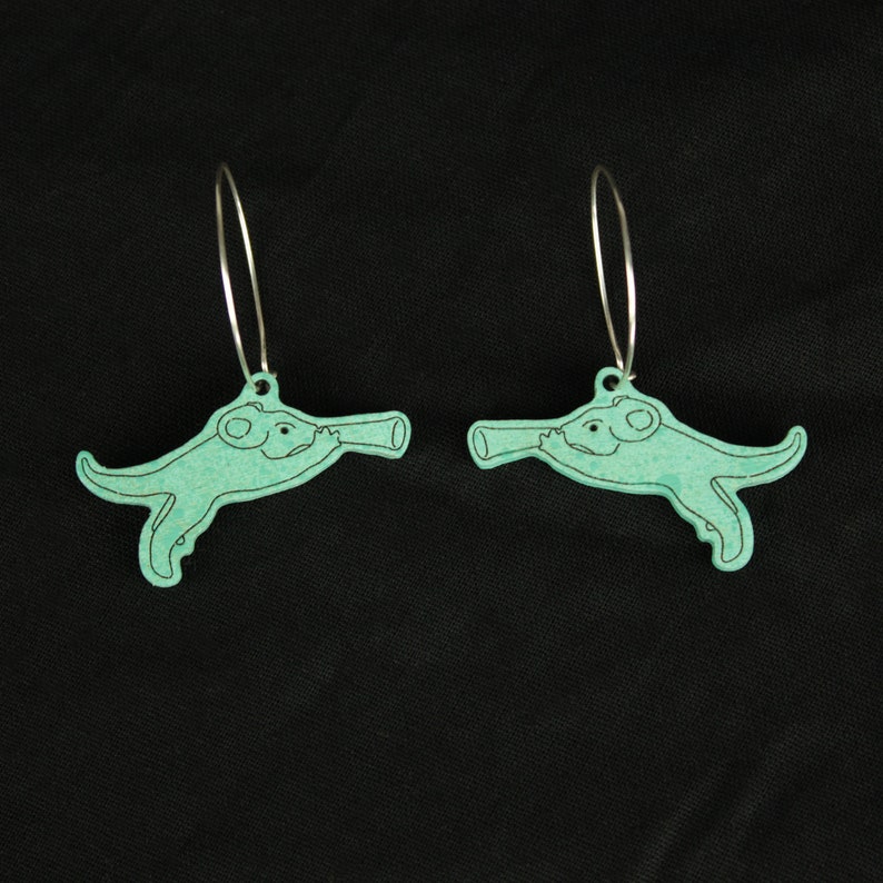 Rat earrings image 1