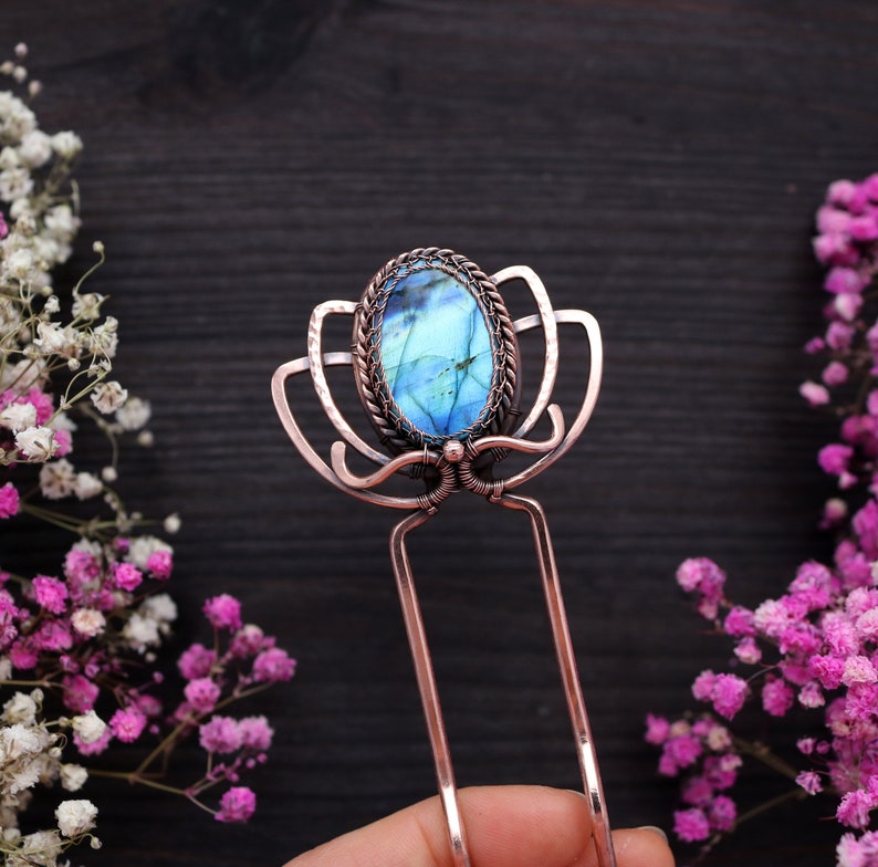 Decorative Hair Comb, Hair Pin for Long Hair. Hair Fork.