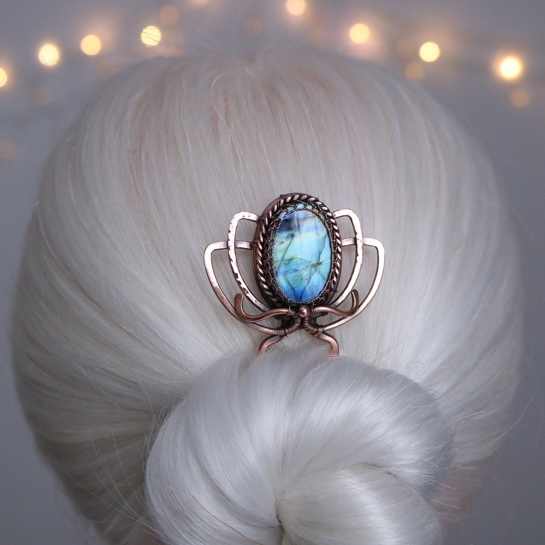 Decorative Hair Comb, Hair Pin for Long Hair. Hair Fork.