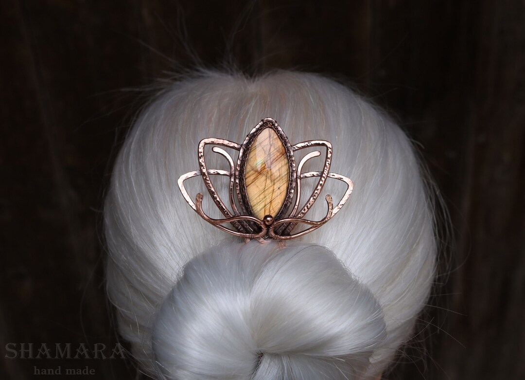 Decorative Hair Comb Hair Pin for Long Hair. Hair Fork. Etsy