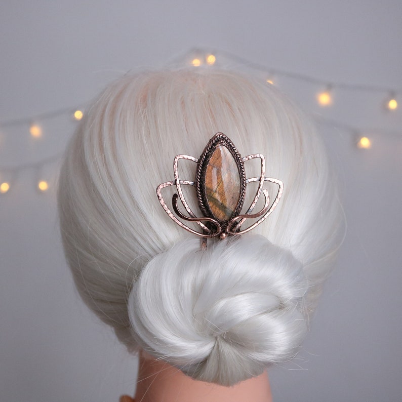 Decorative Hair Comb, Hair Pin for Long Hair. Hair Fork.