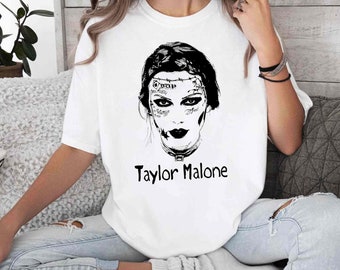 Taylor Malone Tattoo Shirt, TTPD Tortured Poets Shirt, White Artistic Vibes Drawing Shirt, Poetry Dept Gift for Swiftie