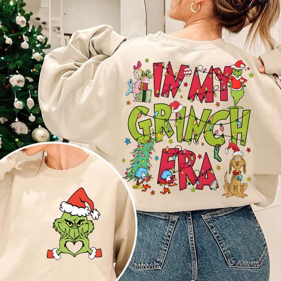 In My Grinch Era Double Sided Sweatshirt, Grinch … - image 1