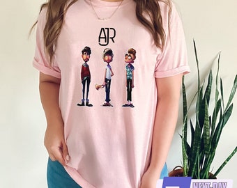 AJR The Maybe Man Tour 2024 Shirt, AJR Band T-Shirt, Ajr The Click Galaxy T Shirt, Ajr Members Chibi Shirt, AJR Band Merch T-Shirt