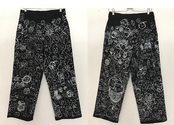 hand painted hand drawn Dickies 30” workwear worke