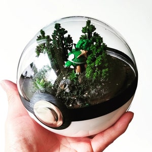 TORTERRA (Large 5.5inch) Pokeball Diorama Terrarium