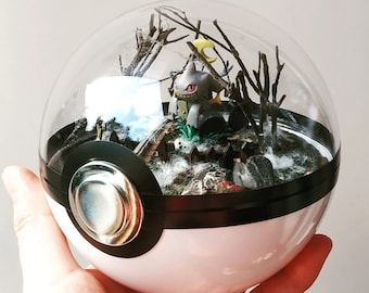 Fanart BANETTE (groot 5,5 inch) Pokeball-dioramaterrarium