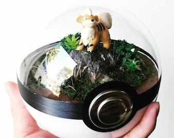 Fanart GROEIEND (groot 5,5 inch) Pokeball-dioramaterrarium