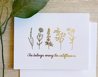 Wildflowers Greeting Card